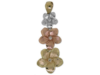 [Pendant] NTC-274X3 PD Plumeria Pendant (Small, Medium)