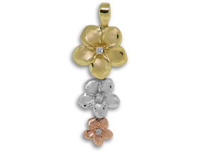 [Pendant] NTC-319-20-21 PD Plumeria Pendant (approx. 2g)