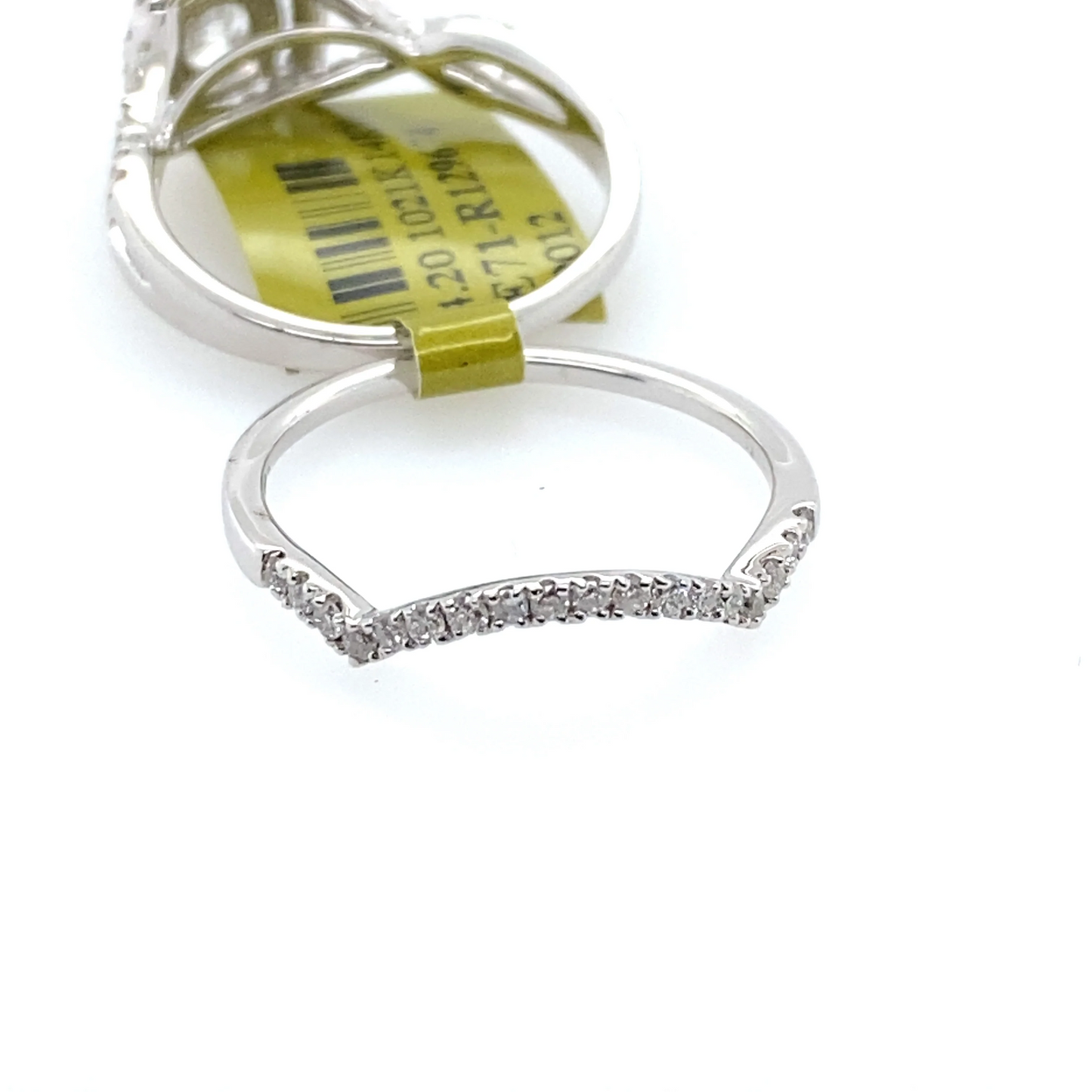 [Ring] 1.02Ct Diamond Bridal Set Ring 14k WG