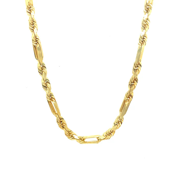 14k 8mm Milano Chain (26")