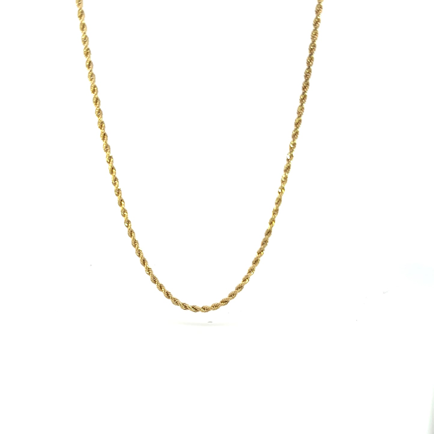 14k 2.5mm Hollow Rope DC (20''=3.2gr)