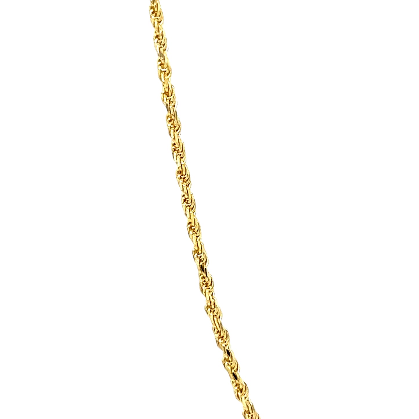 14k 1mm Italian Rope DC (20''=)