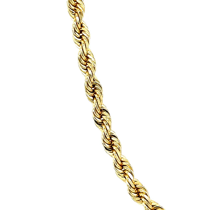 14k 3mm Rope DC (20''=16.0gr)