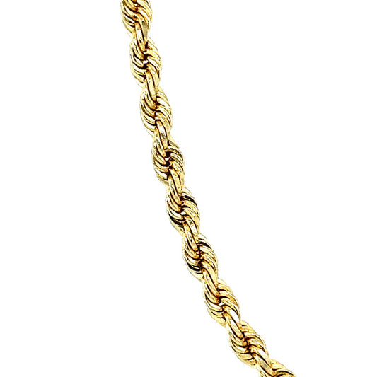 14k 3mm Rope DC (20''=16.0gr)